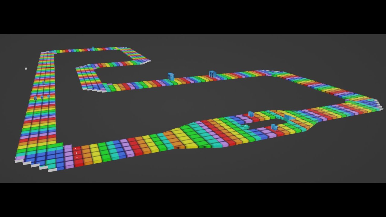 SNES RAINBOW ROAD ( BETA ) - My first Custom Track