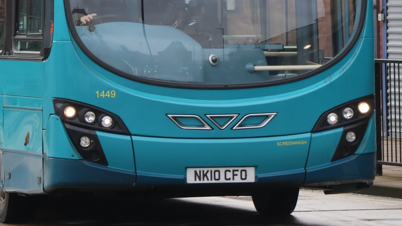 Arriva Redcar based VDL SB200 Wright Pulsar 2 on the 63 to Redcar (1449) (NK10 CFO)