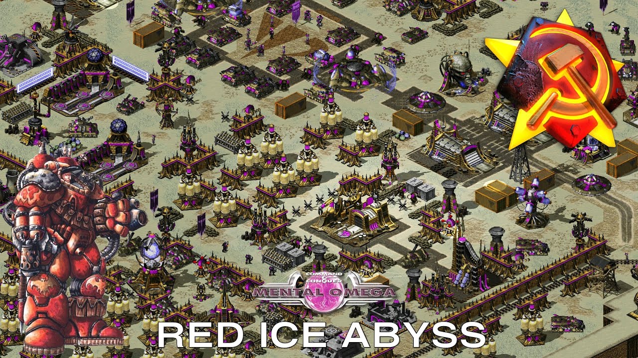 Red Alert 2 | Mental Omega 3.3.6 - Foehn Rising Series - Soviet Fan Mission - Red Ice Abyss - Right