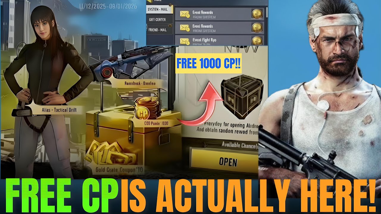 Событие с бесплатными 1000 CP уже ЗДЕСЬ в CODM😱✅ (полное руководство)🔥