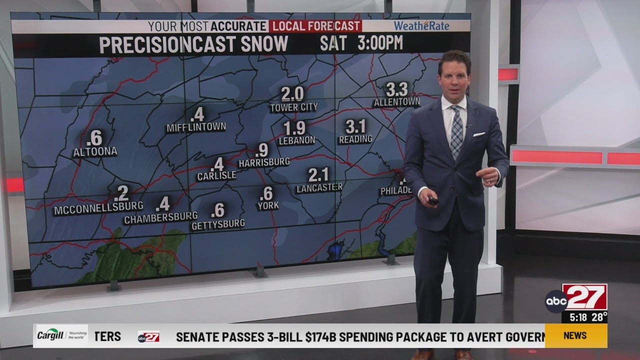 Eric's Friday PM forecast update