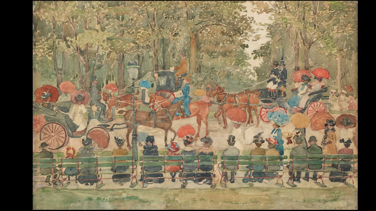 Maurice Brazil Prendergast  - American Post-Impressionist artist & a member of The Eight Group