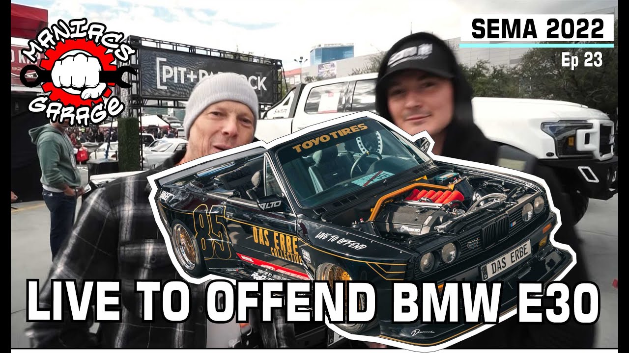 Tyler's Live To Offend BMW E30 at the SEMA Show 2022