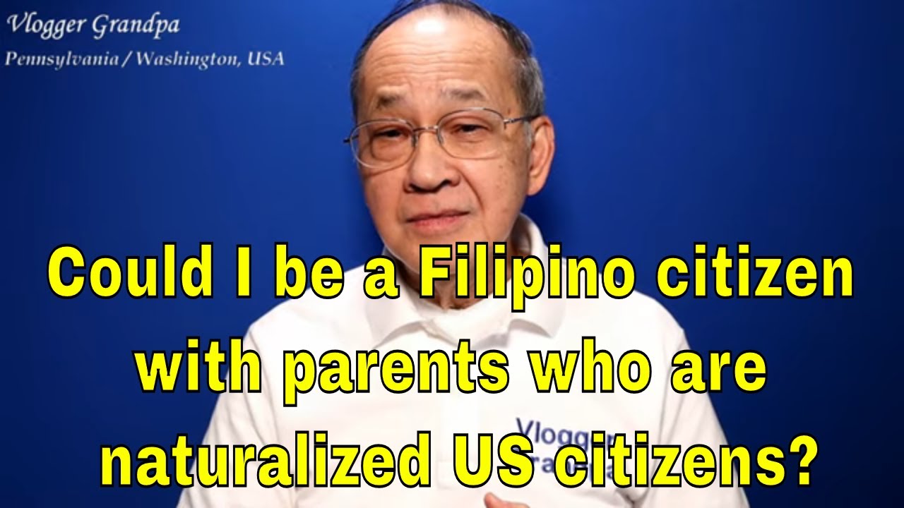 Philippine Citizenship through Recognition with parents who are US Citizens