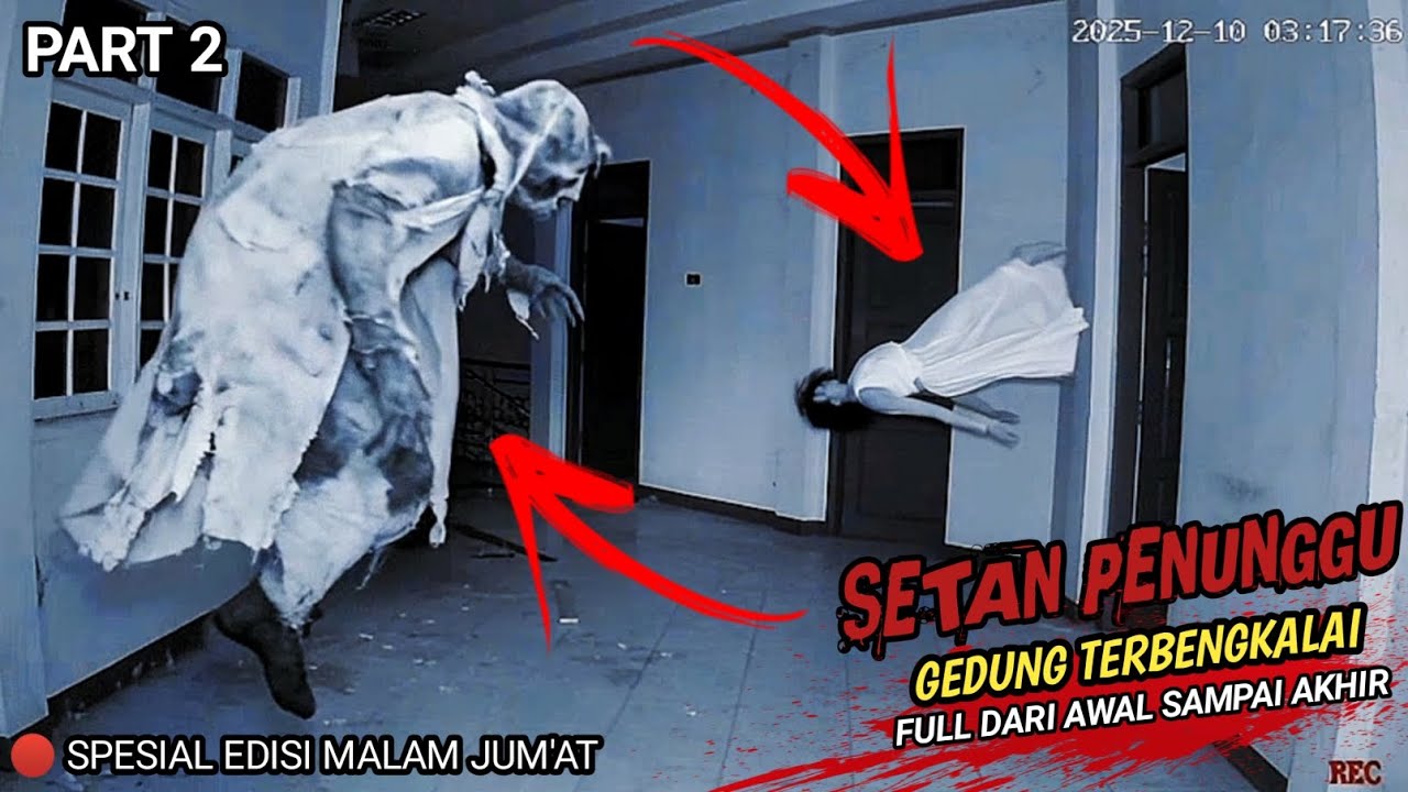 MERINDING‼️banyak hantu penasaran di gedung terbengkalai ini! Full setan dari awal perekaman😱