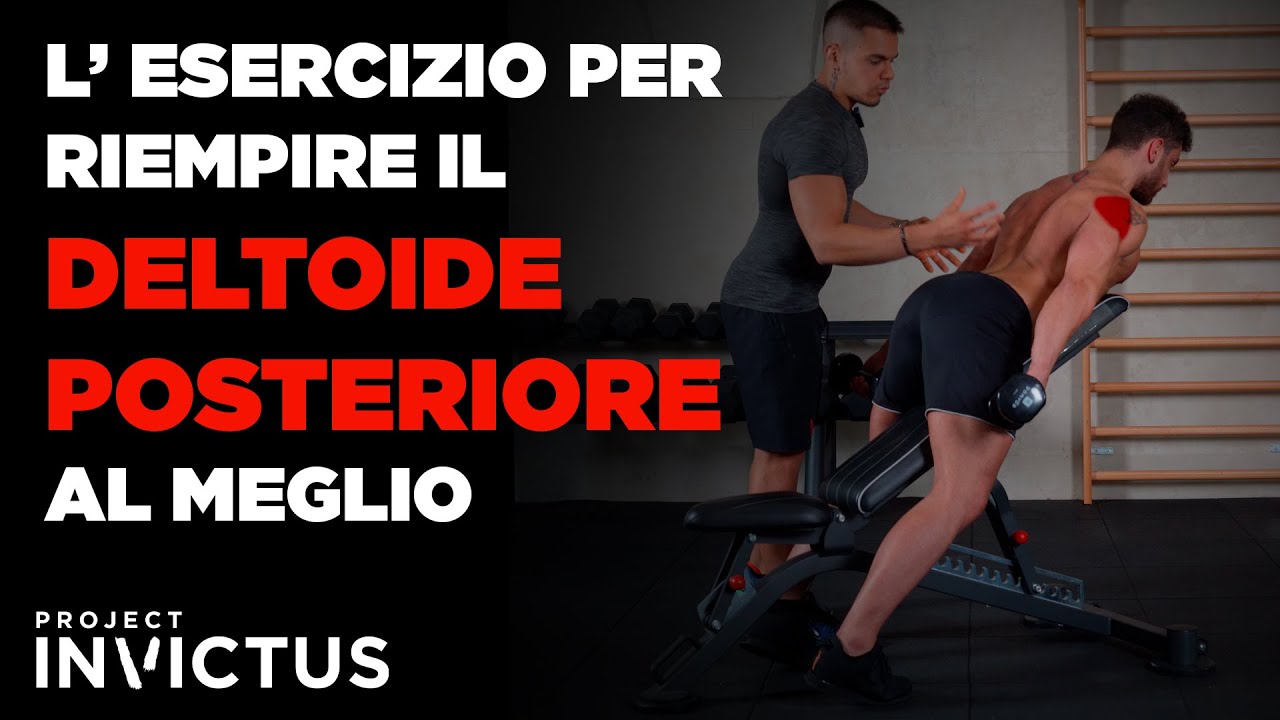 Come potenziare il DELTOIDE POSTERIORE