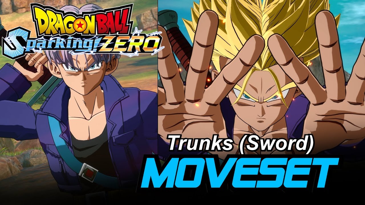 Trunks (Sword) Moveset - DRAGON BALL: Sparking! ZERO | Japanese - 4K 60FPS