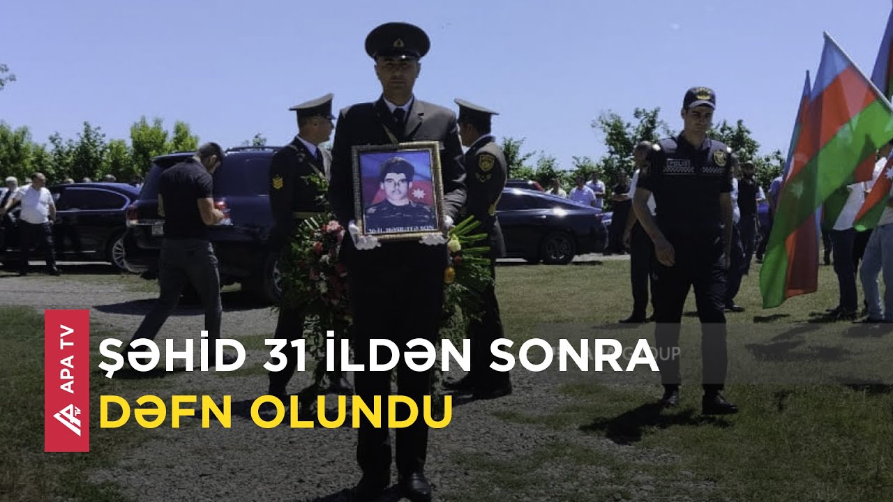 Birinci Qarabağ müharibəsində şəhid olan Hörmət Baratovun qalıqları Xaçmazda dəfn olunub – APA TV