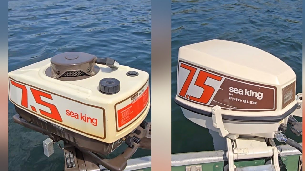 1981 Sea King 7.5hp Outboard Motor Head-To-Head Chrysler-Built Twin vs. Eska Single