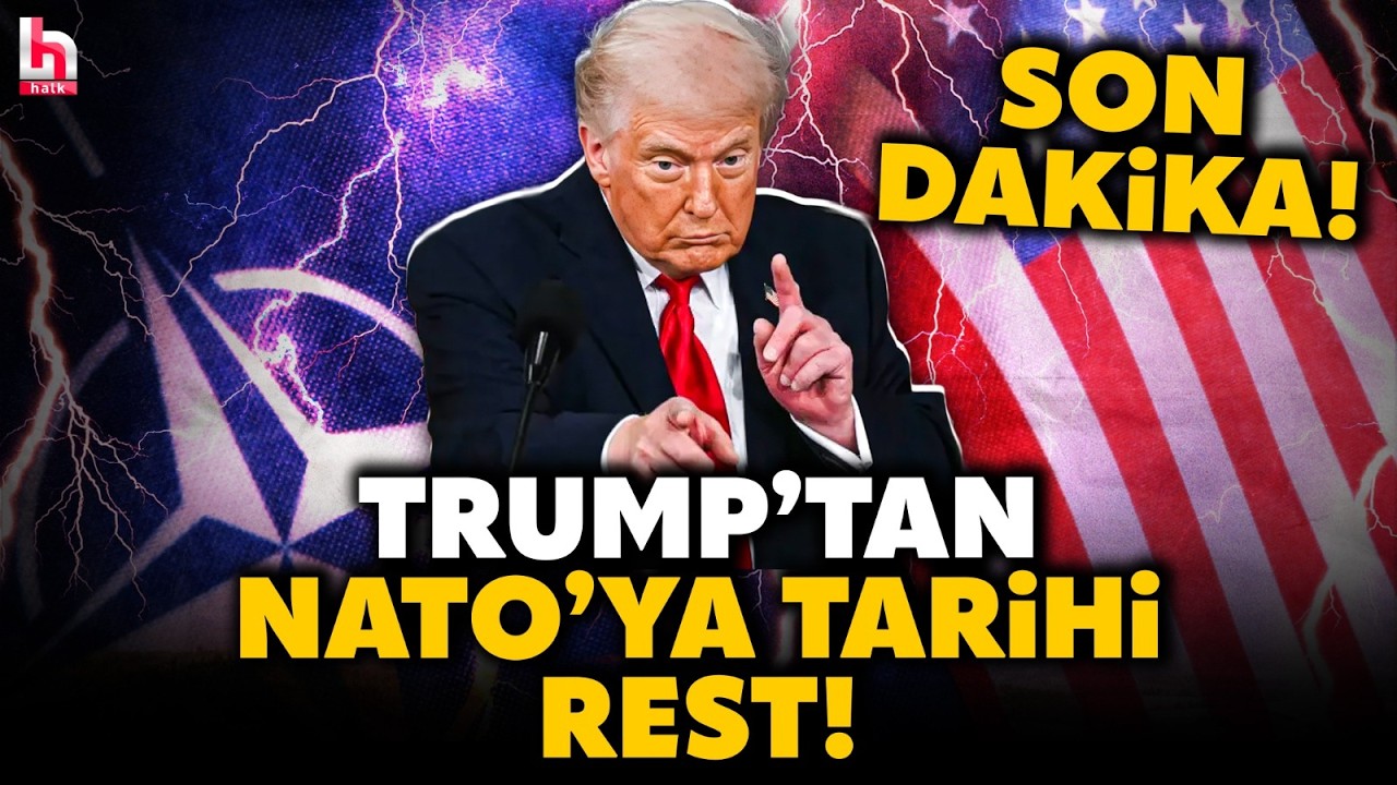 SON DAKİKA! Trump'ın s&ouml;zleri d&uuml;nyayı şoke etti! ABD'nin NATO'dan &ccedil;ekilmeyi d&uuml;ş&uuml;nd&uuml;ğ&uuml;n&uuml; a&ccedil;ıkladı!