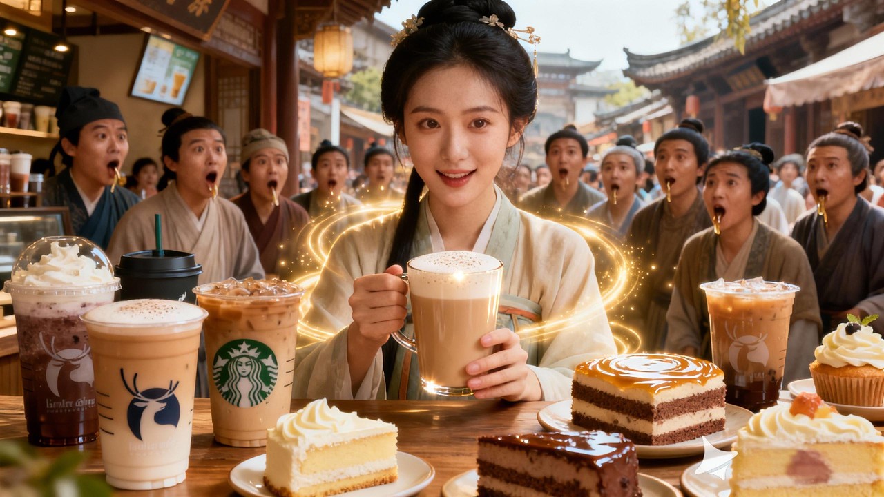 Reborn as a peasant girl, I open a milk tea shop in ancient times!