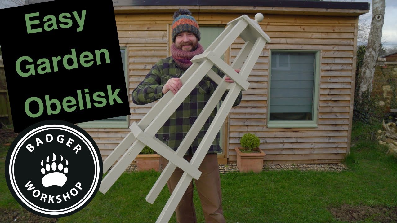 Making A Garden Obelisk