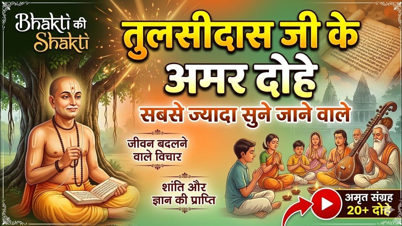 तुलसीदास के अमर दोहे 🙏 | Tulsidas Ke Dohe Bhajan | Ram Bhakti Song  | BhaktiकीShakti