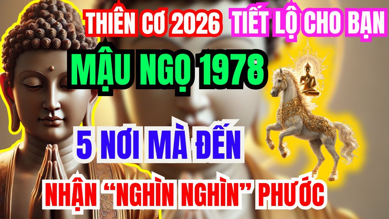 Chắc Chắn Điều Này Sẽ Xảy Ra Với Mậu Ngọ 1978 Năm 2026 - 5 Nơi Nên Đến Chỉ Có Tôi Dám Nói.