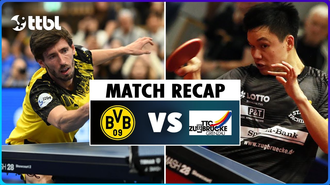 DORTMUND vs. GRENZAU (Tischtennis Bundesliga Recap) | Matchday 8 | 2025/2026