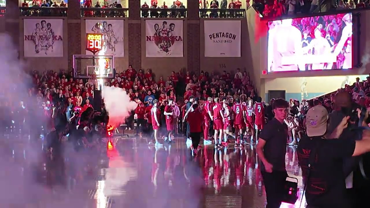 Nebraska Men's Basketball Starting Lineup vs Oklahoma Sanford Pentagon 