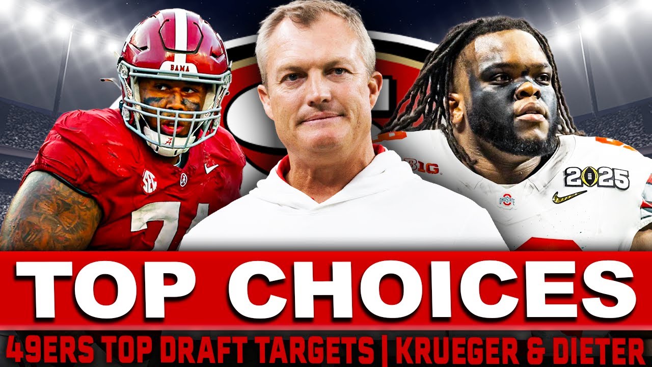 49ers Draft Blueprint: Best Options at EVERY Position | Krueger & Dieter