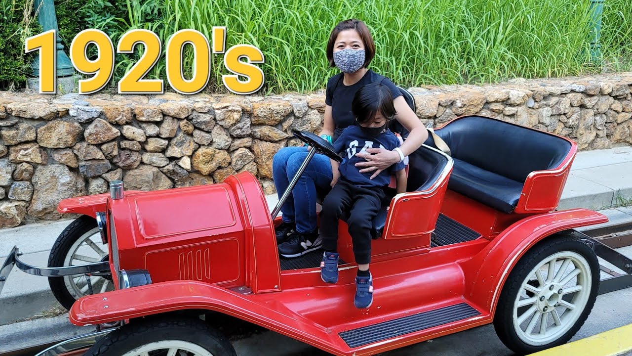 Racing Car Ride at Gilroy Gardens #classiccars #rides