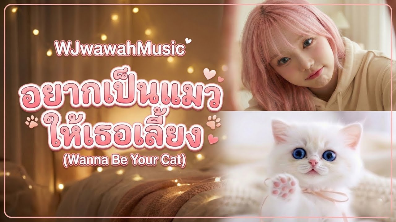 อยากเป็นแมวให้เธอเลี้ยง (Wanna Be Your Cat) - WJwawahMusic [Official MV] 🐱 เพลงรักวาเลนไทน์