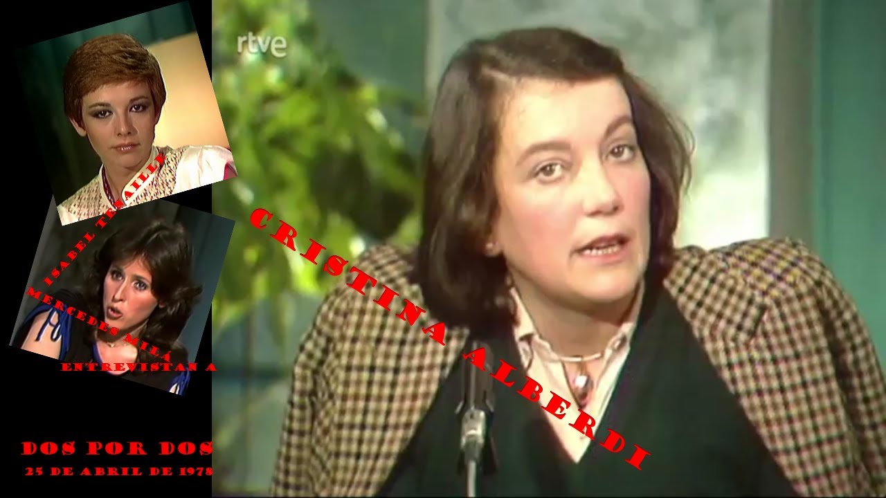 1978 0425 Isabel Tenaille y Mercedes Milá entrevistan a Cristina Alberdi