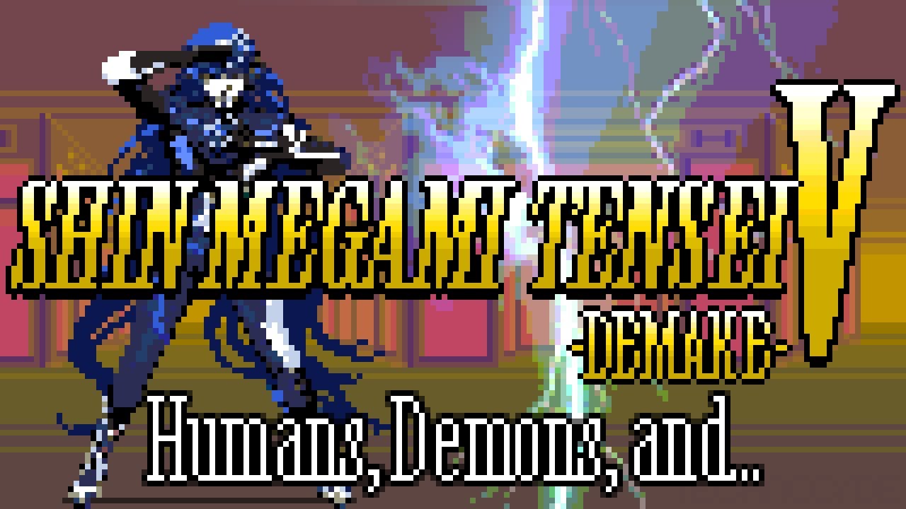 Shin Megami Tensei V Demake - Battle -humans, demons, and... (SMT1 Soundfont)