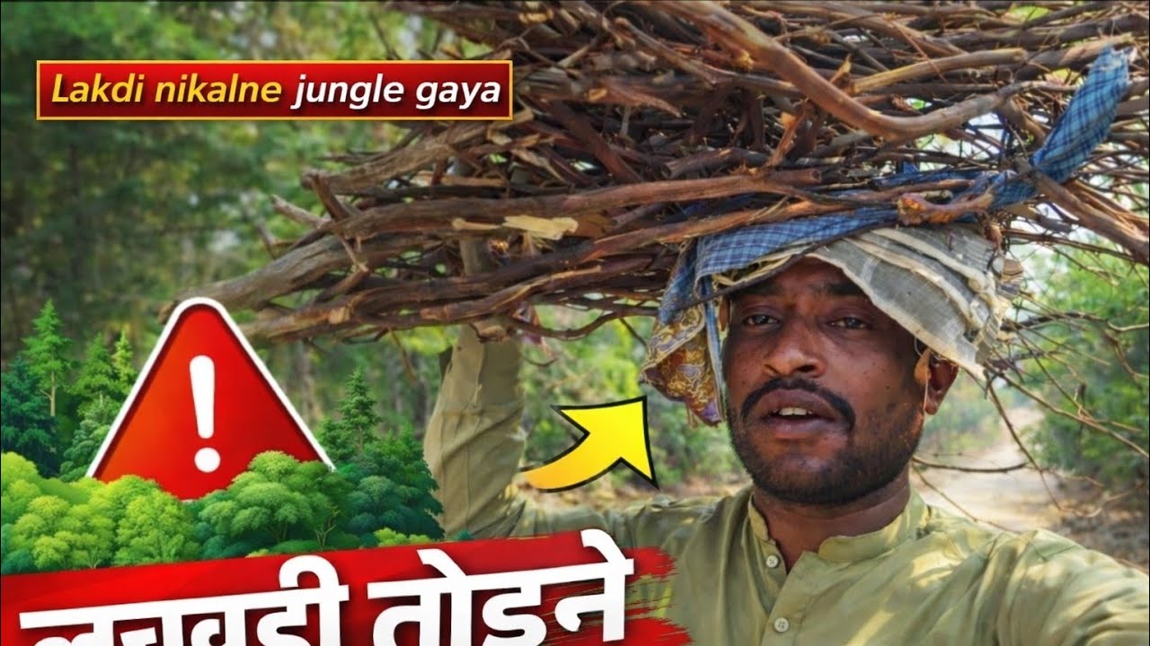 Aaj Main Ghar Ke Liye Lakdiyon per Gaya