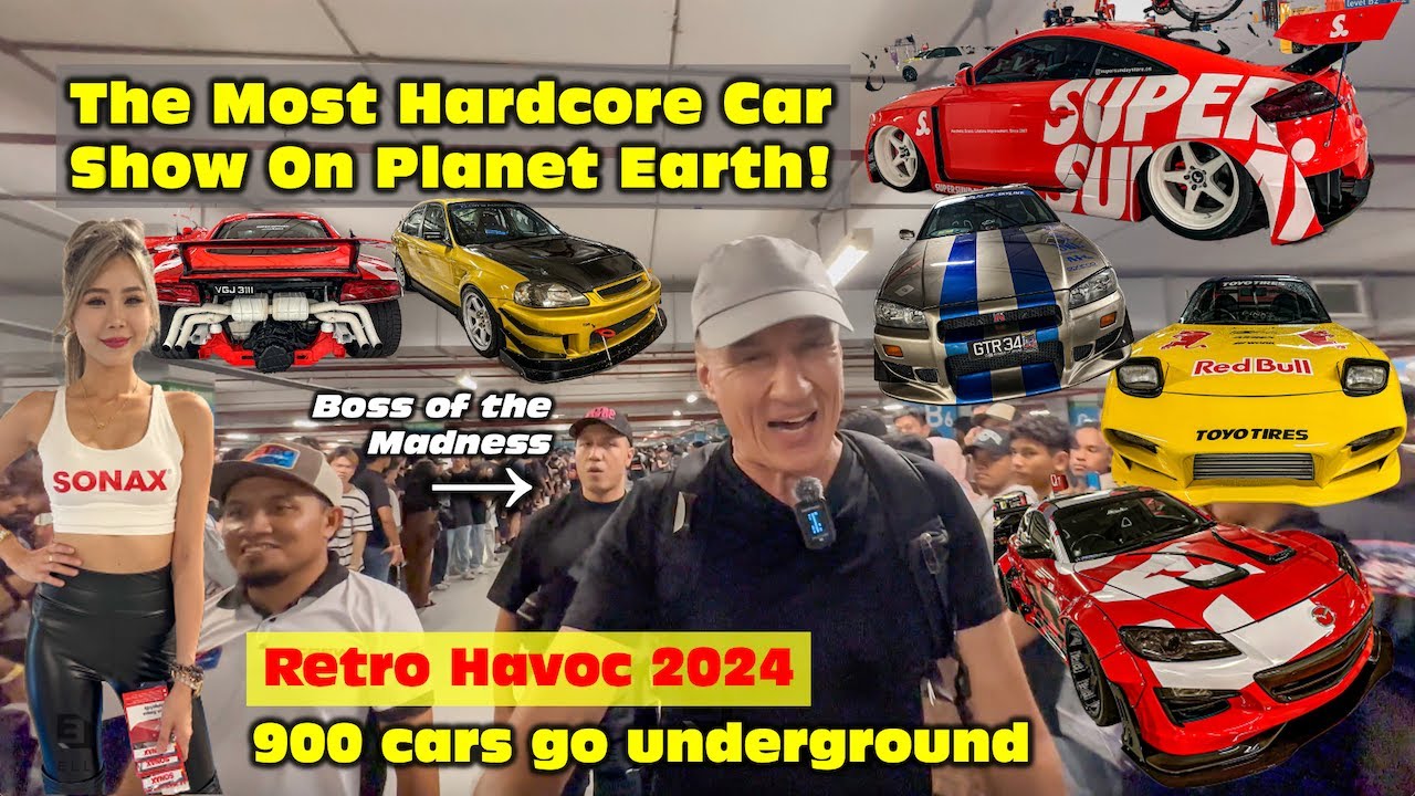 900 Cars Go Underground At The Most Hardcore Car Show On Planet Earth! RETRO HAVOC 2024 [PART 1]