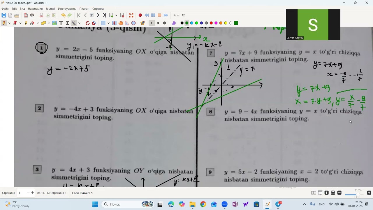 IDS 2-kitob   20-mavzu funksiya 3-qism leksiya