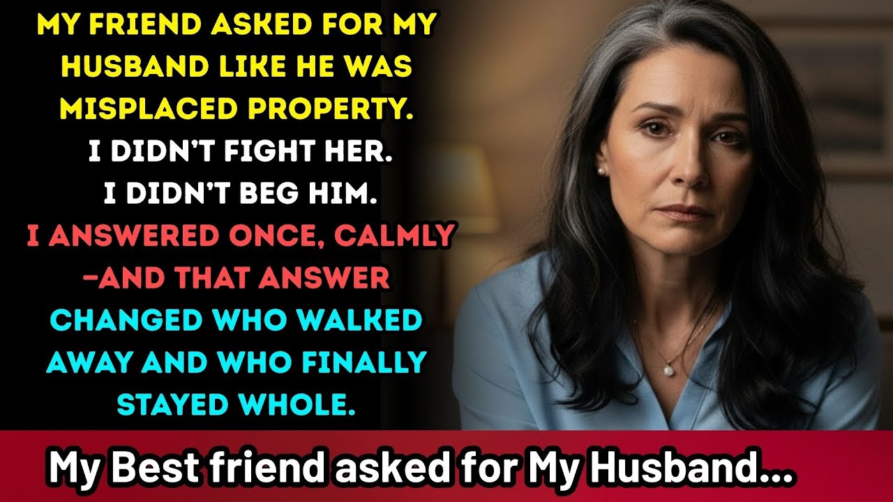 Another Woman Asked Me to Give Her My Husband — I Didn’t Argue #womenstory #realtionship