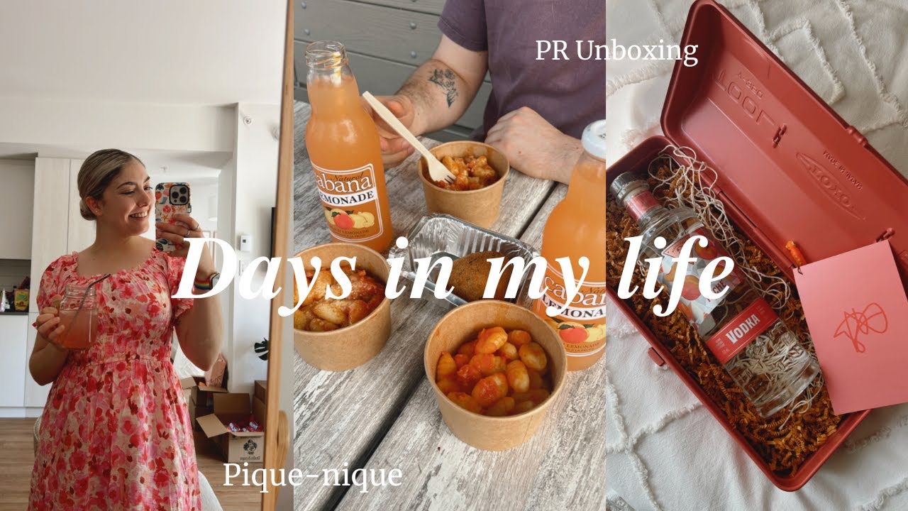 Summer days in my life: Première canicule, Pique-nique & Organisation d’un événement 🍸🍋🌺