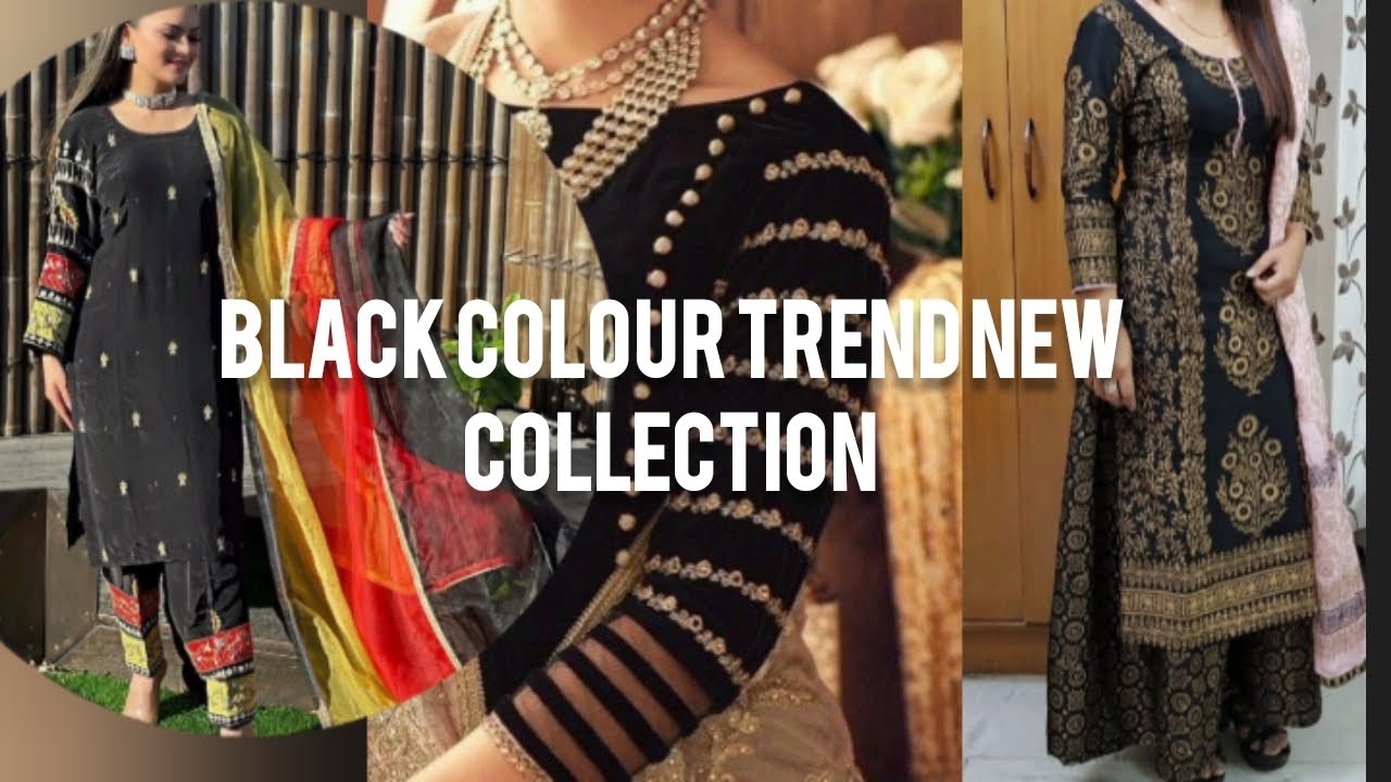 आ गए हैं बहुत सारे#new  desgin #only black #🖕colour suit #fashion