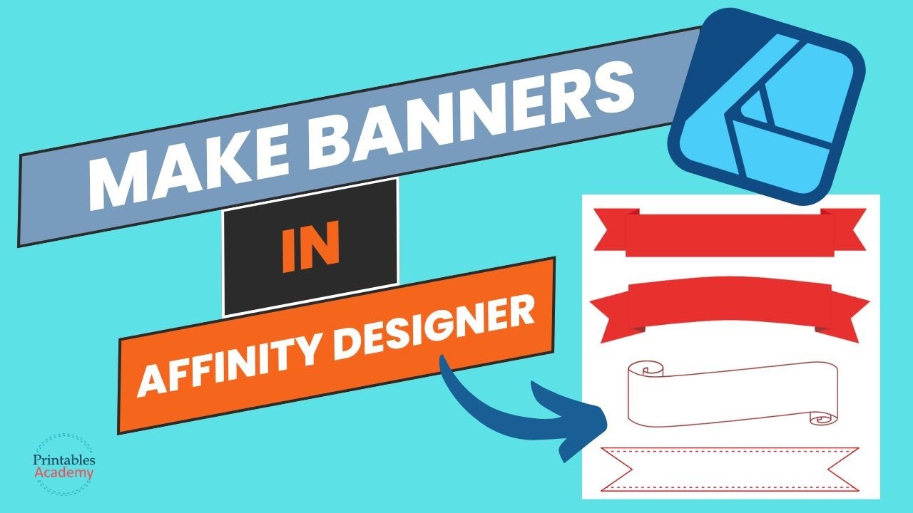 Как создавать баннеры и ленты — Учебное пособие по Affinity Designer
