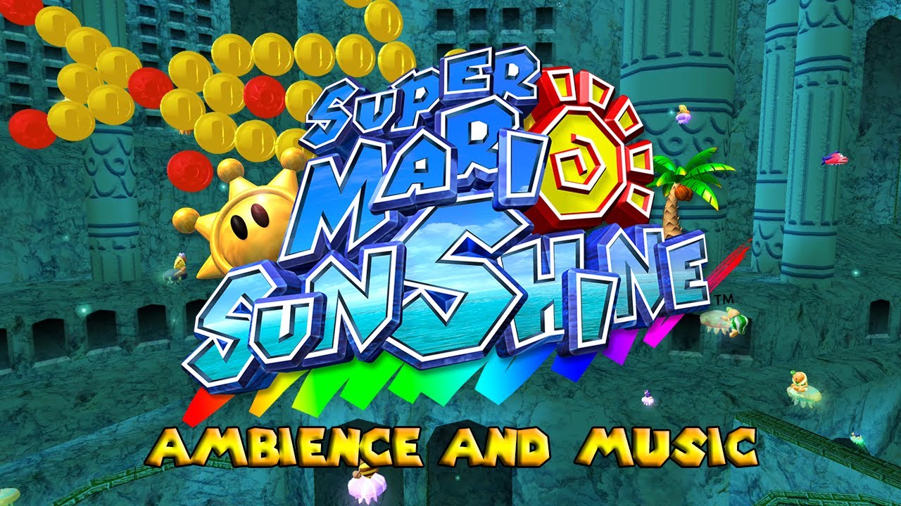Super Mario Sunshine Ambience & Music | Deep Sea of Mare | Relaxing ASMR/Sleep/Work/Study [1 hour]