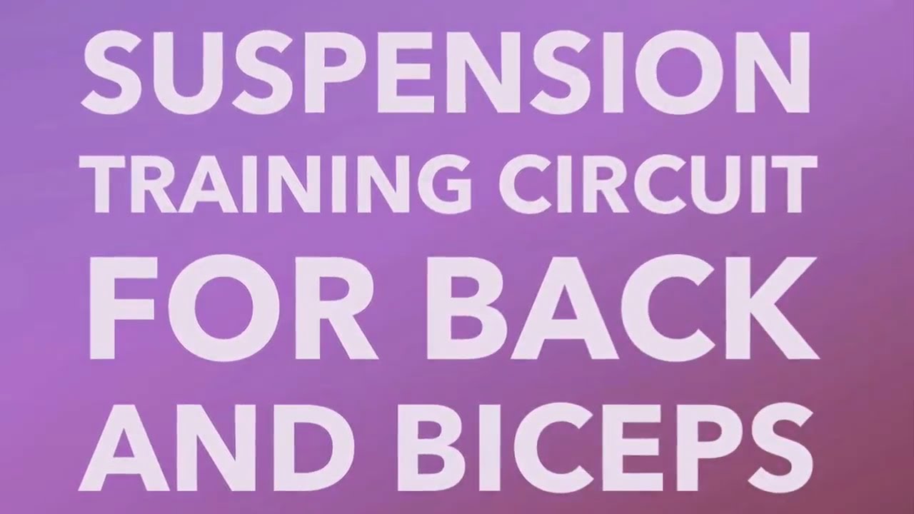 Banish Back Flab with this Suspension Training Circuit for Back & Biceps
