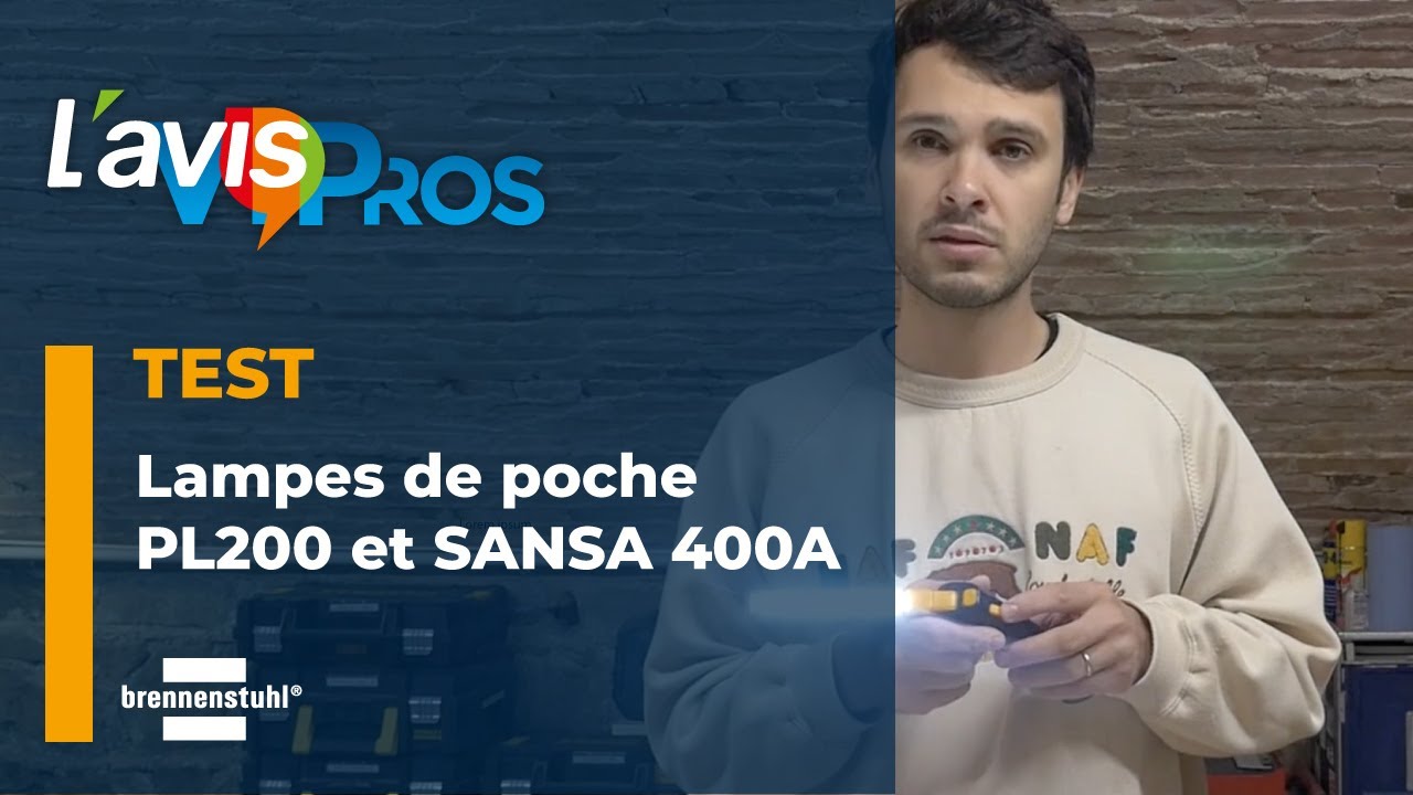 Test de la lampe de poche PL 200 et de la lampe torche SANSA 400 A de Brennenstuhl | L'AvisPros