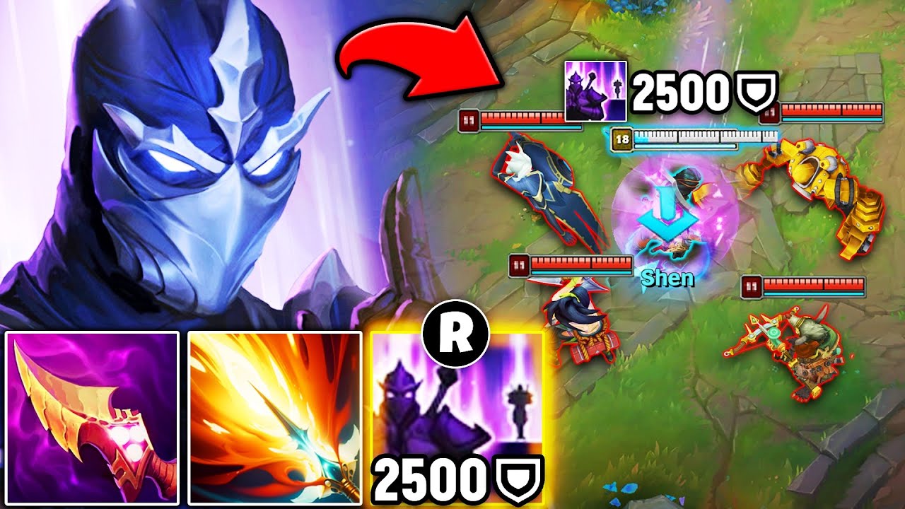 Shen but I'm AP and my ult shields your ENTIRE health bar (BIGGEST SHIELD EVER)