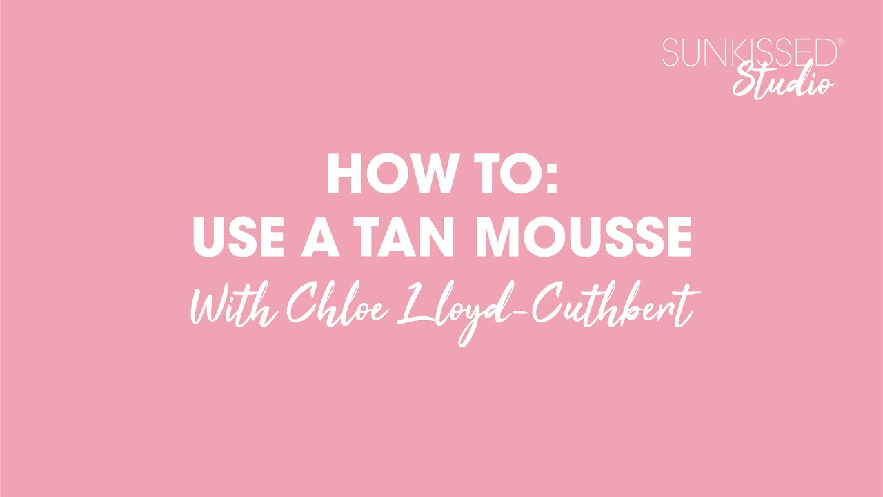 How to apply our Once-A-Week Self Tan Mousse
