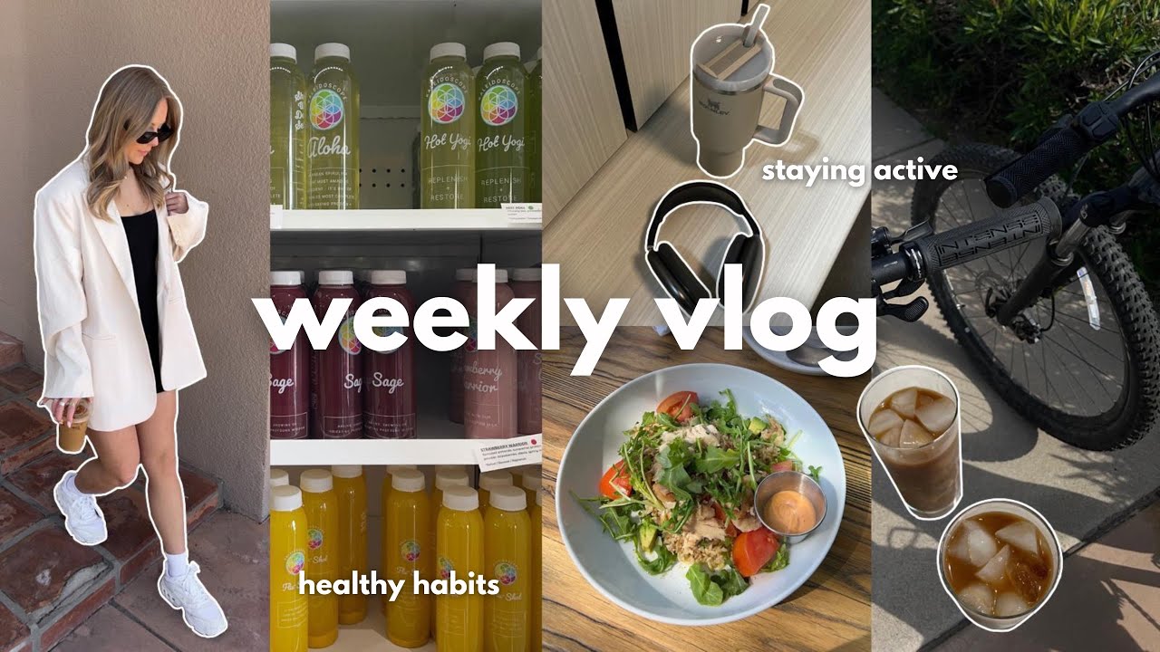 WEEK IN MY LIFE 👟 staying active, healthy grocery haul & positive energy *in Arizona*
