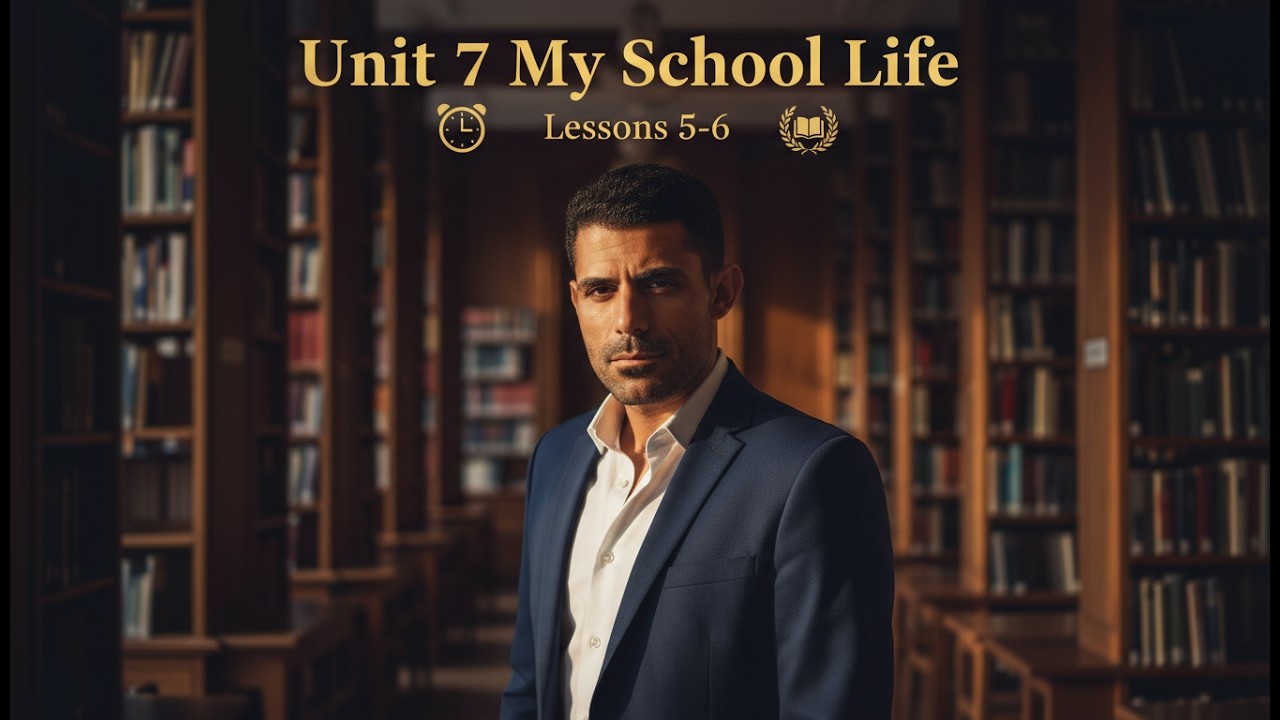 انجليزي تانية إعدادي الترم الثاني 2026 | Unit 1 - Lessons 5 & 6 | شرح قواعد  ومرافق المدرسة