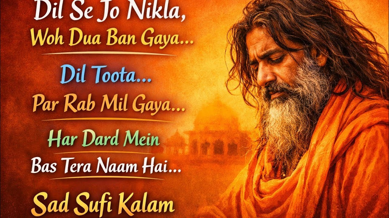 Dil Se Jo Nikla Woh Dua Ban Gaya | Dil Toota Par Rab Mil Gaya | Heart Touching Sad Sufi Kalam 2026