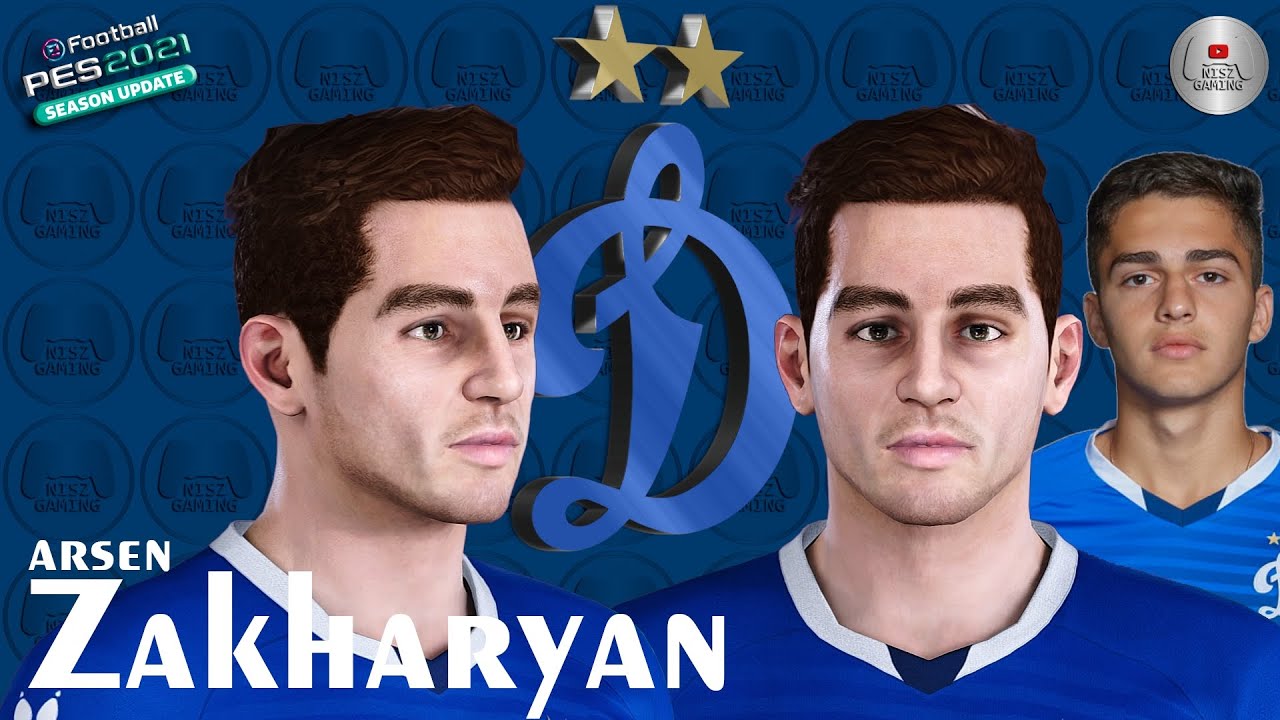 How to create Arsen Zakharyan PES 2021 Dinamo Moscow face build | NISZ Gaming