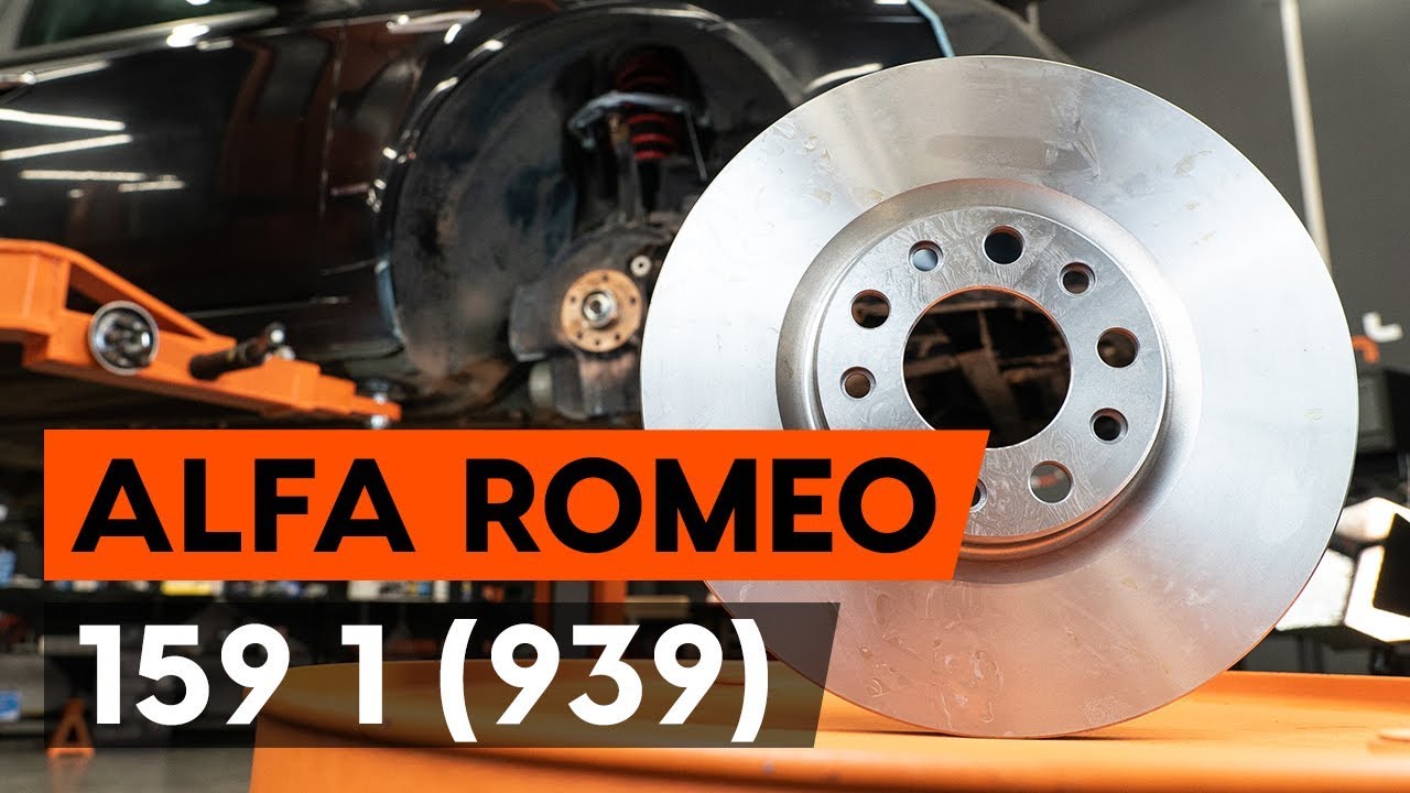 Cómo cambiar los discos de freno delantero en ALFA ROMEO 159 (939) [VÍDEO TUTORIAL DE AUTODOC]