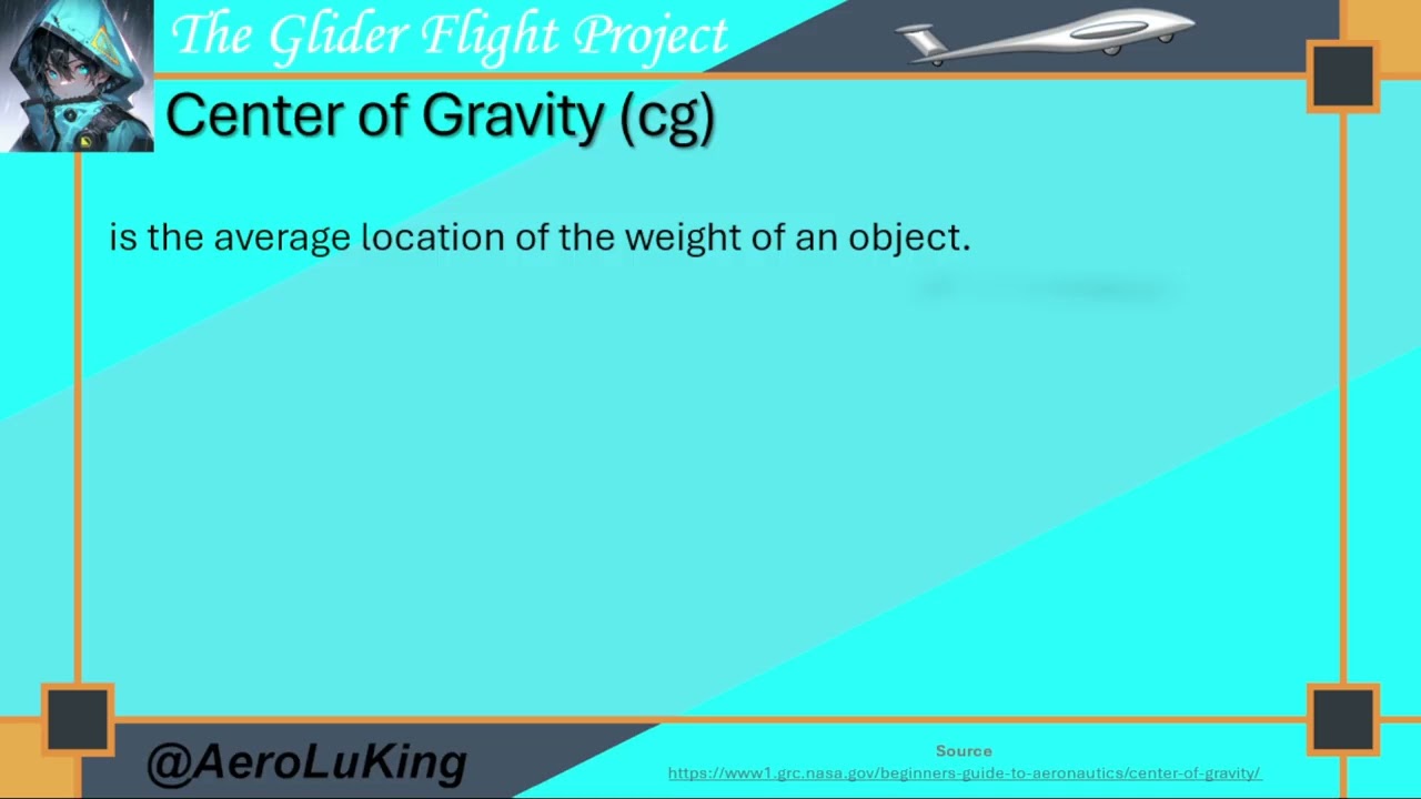 The Glider Flight Project - Newton's First Law of Motion and Center of Gravity