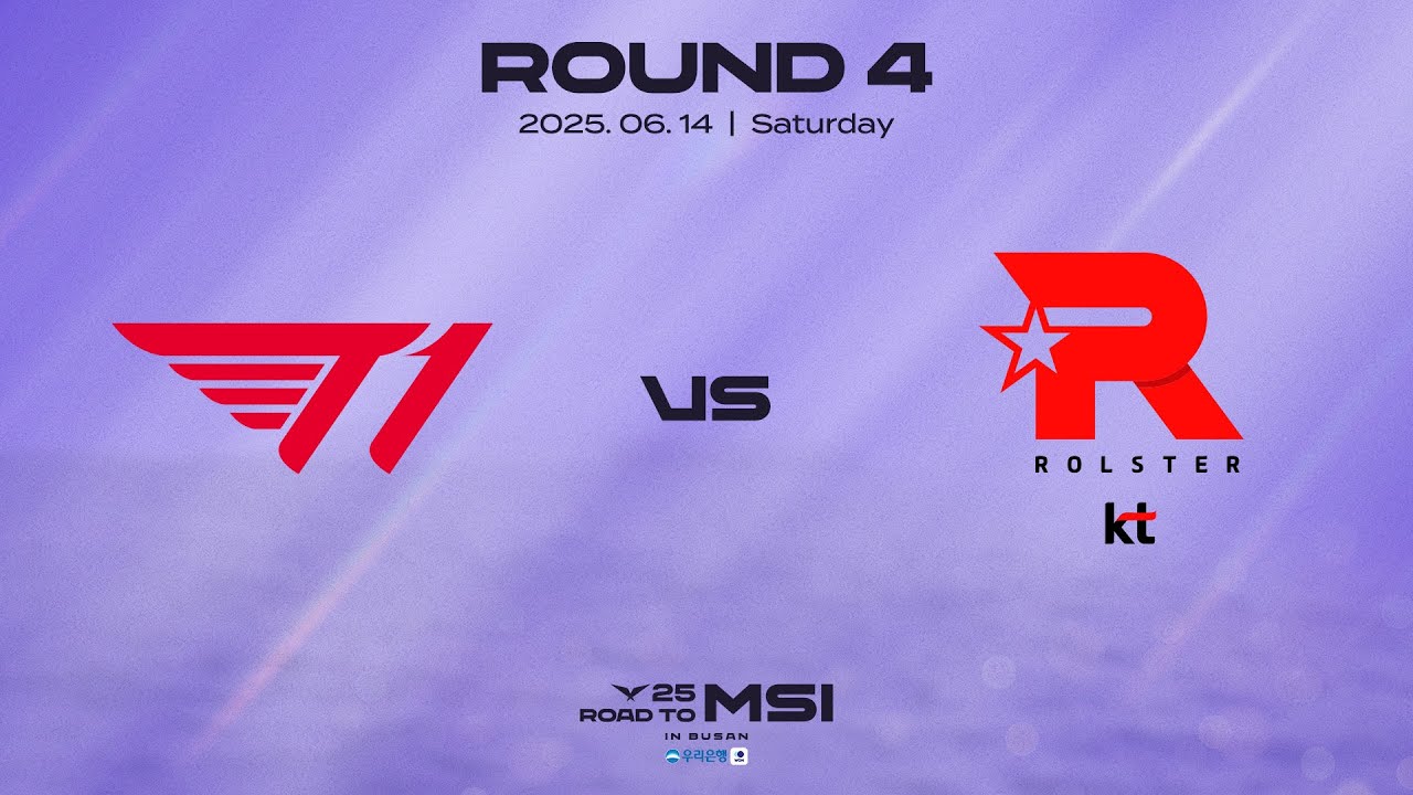 T1 vs KT | Round 4 Highlights 06.14 | 2025 LCK Road to MSI