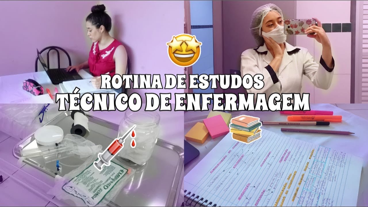 ROTINA DE UMA ESTUDANTE DE TECNICO DE ENFERMAGEM #1