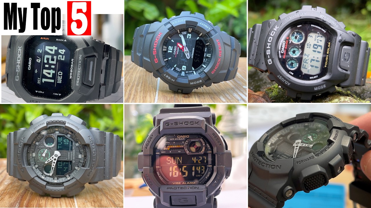 My 5 BEST Casio G-Shocks Ft. GBD200, GW6900 and...