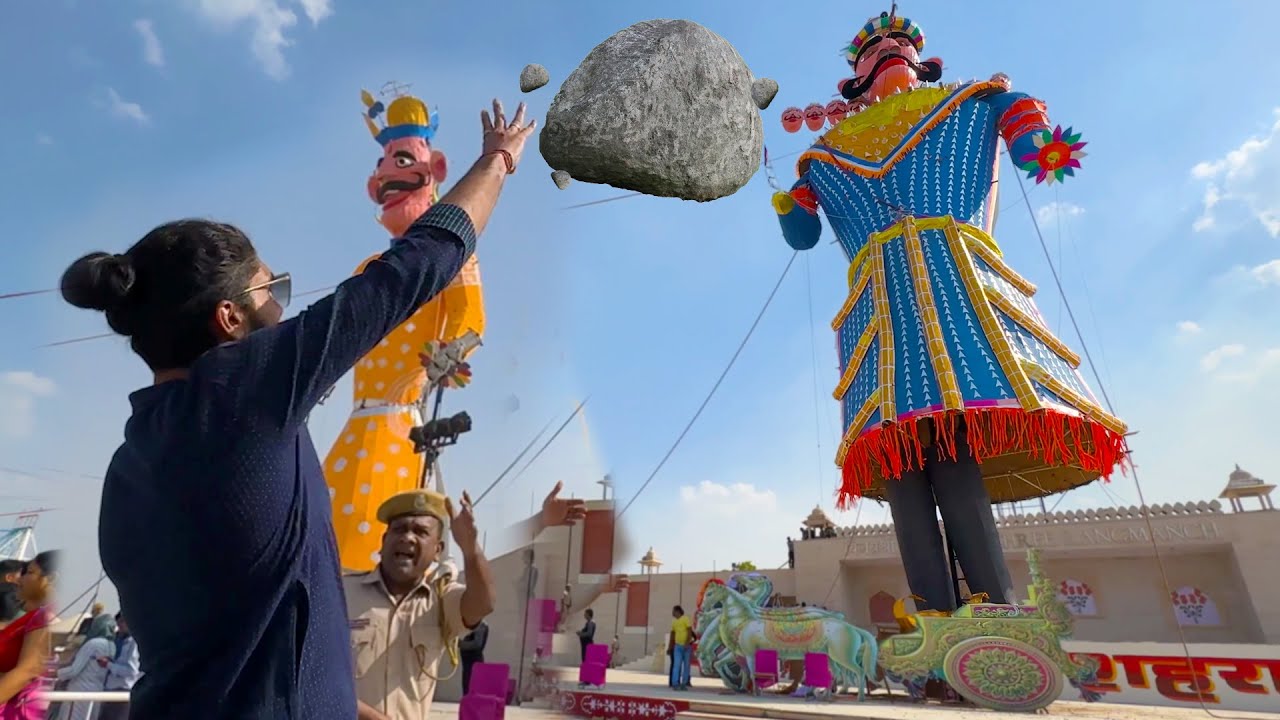 Ravan Ko Mar Diya Patthar 😱 | Kota Dussehra Mela