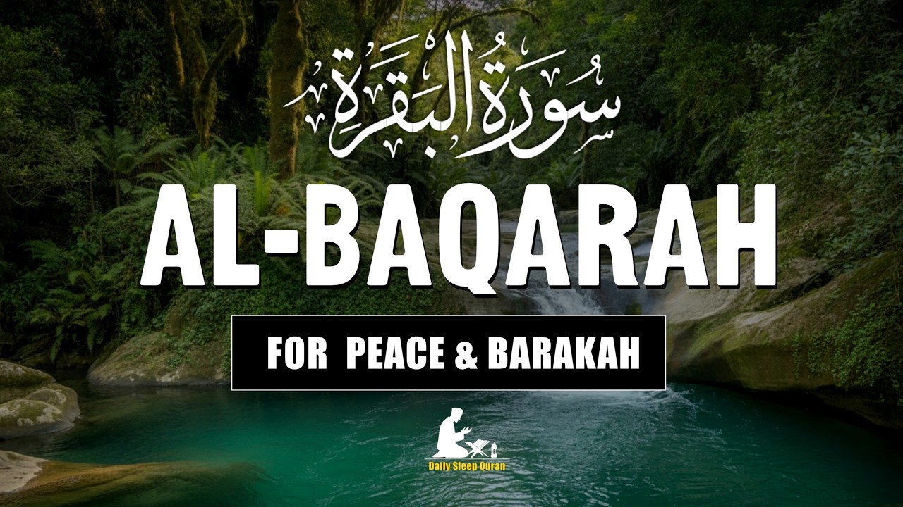 Surah Al-Baqarah (سورة البقرة) Ultimate Quran for Barakah, Peace & Protection | Daily Sleep Quran