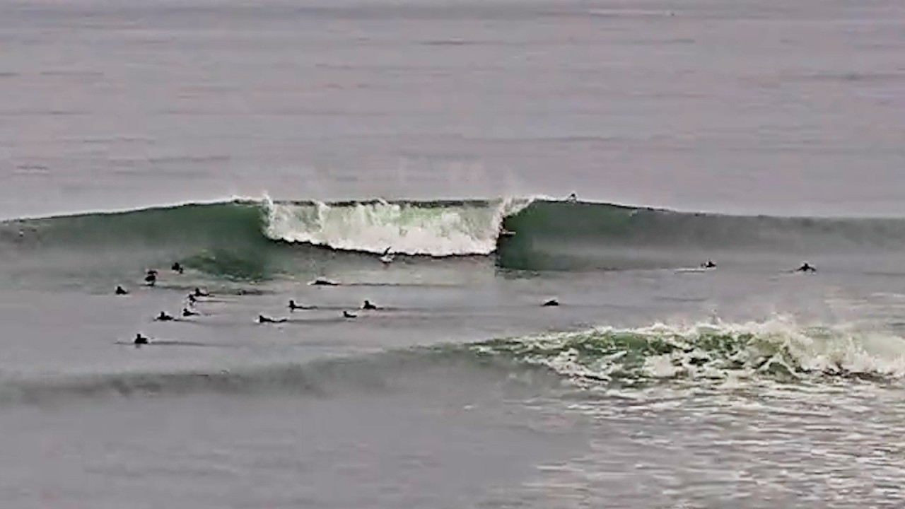 California sees FIRING A-grade COMBO swell – Oct 13, 2024 (Trestles & Steamer Lane)