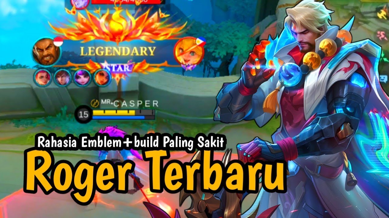 BUILD ITEM ROGER PALING SAKIT 2026, BUILD ROGER TERSAKIT TOP GLOBAL MOBILE LEGENDS